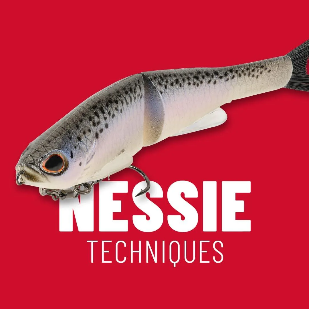  Berkley PowerBait Nessie Glide Bait 7 in Gold Shad Fusion19 Hook — product photo