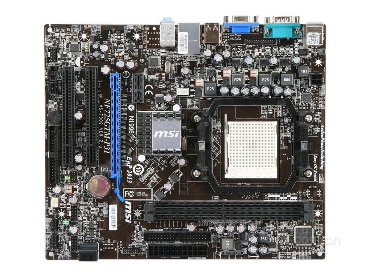 MSI MSI NF725GTM-P31 AMD motherboard — product photo