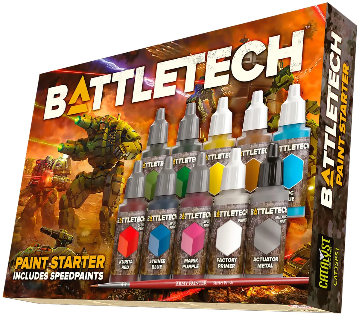 CATALYST GAME LABS CATALYST GAME LABS Battletech Paint Starter Set game — product photo