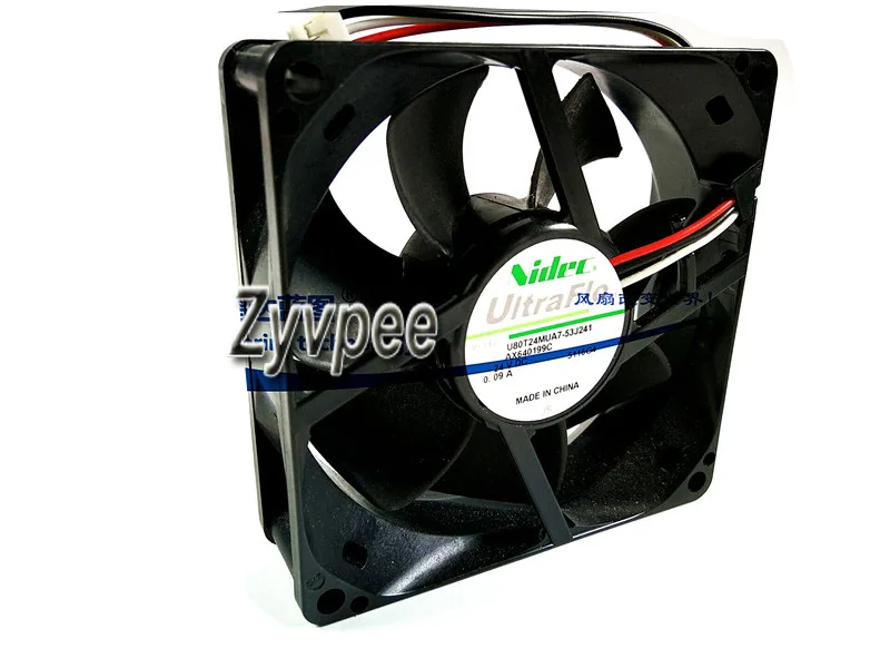 Zyvpee Zyvpee U80T24MUA7-53J241 80mm 24V 3-pin case fan — product photo