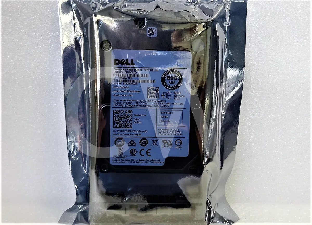 DELL DELL V5300 ST600MP0005 600GB 15000RPM SAS 128MB 2.5" internal hard drive — product photo