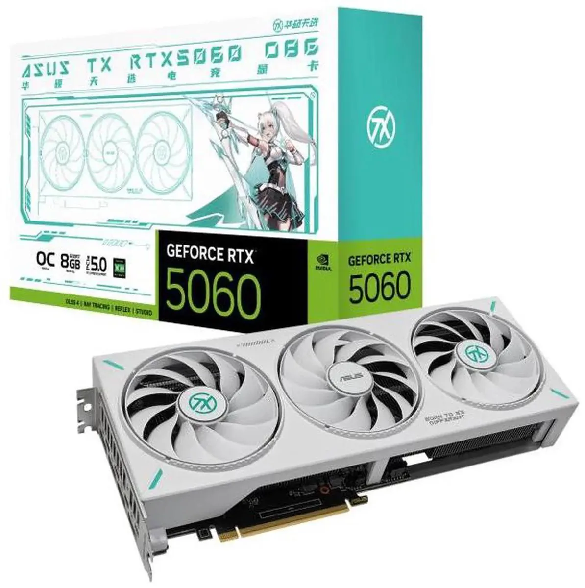 ASUS ASUS TX Gaming GeForce RTX 5060 OC graphics card — product photo