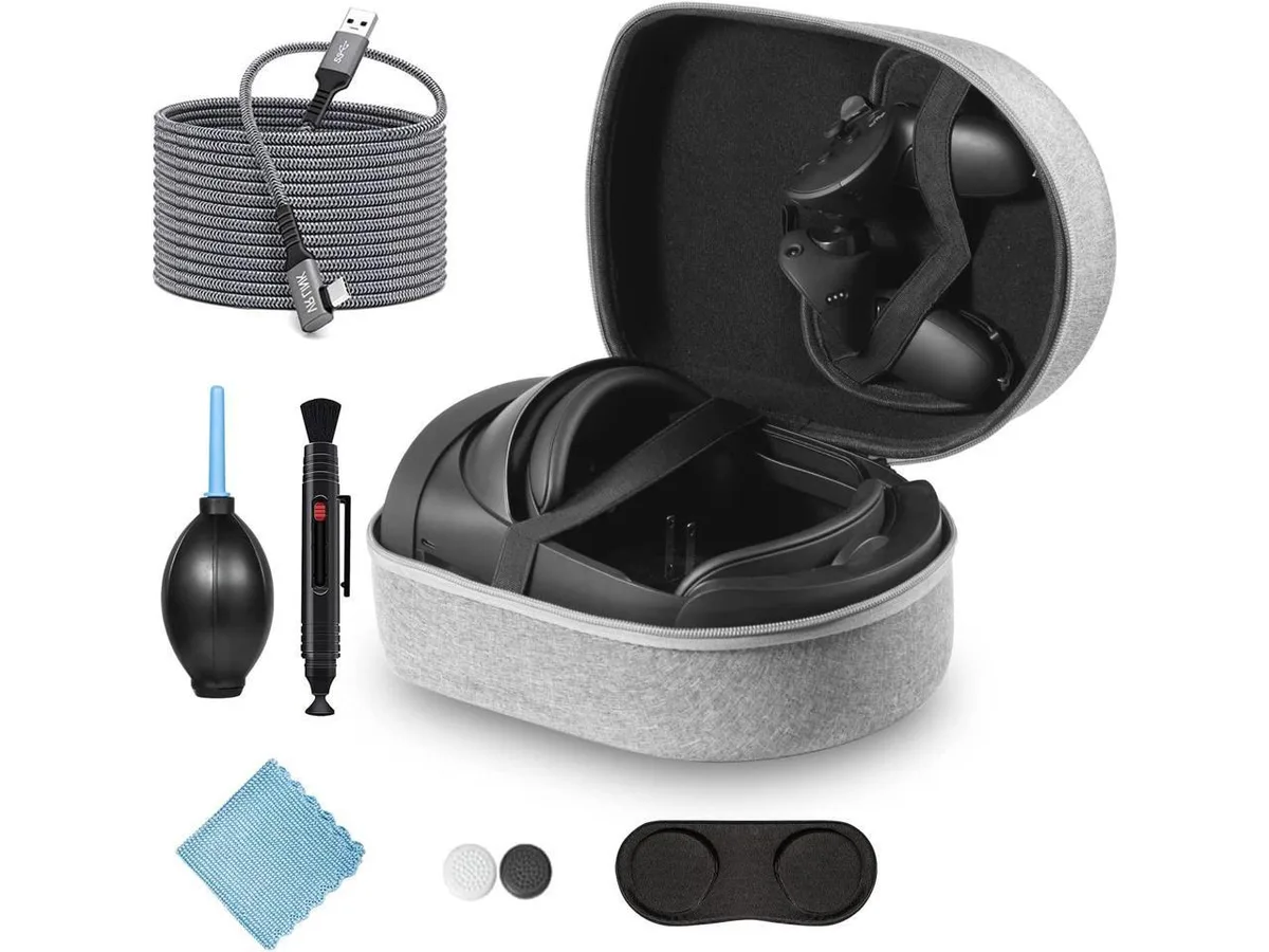 BONAEVER BONAEVER 6-in-1 Carrying Case with 20FT Link Cable for Meta Quest Pro/2 — product photo