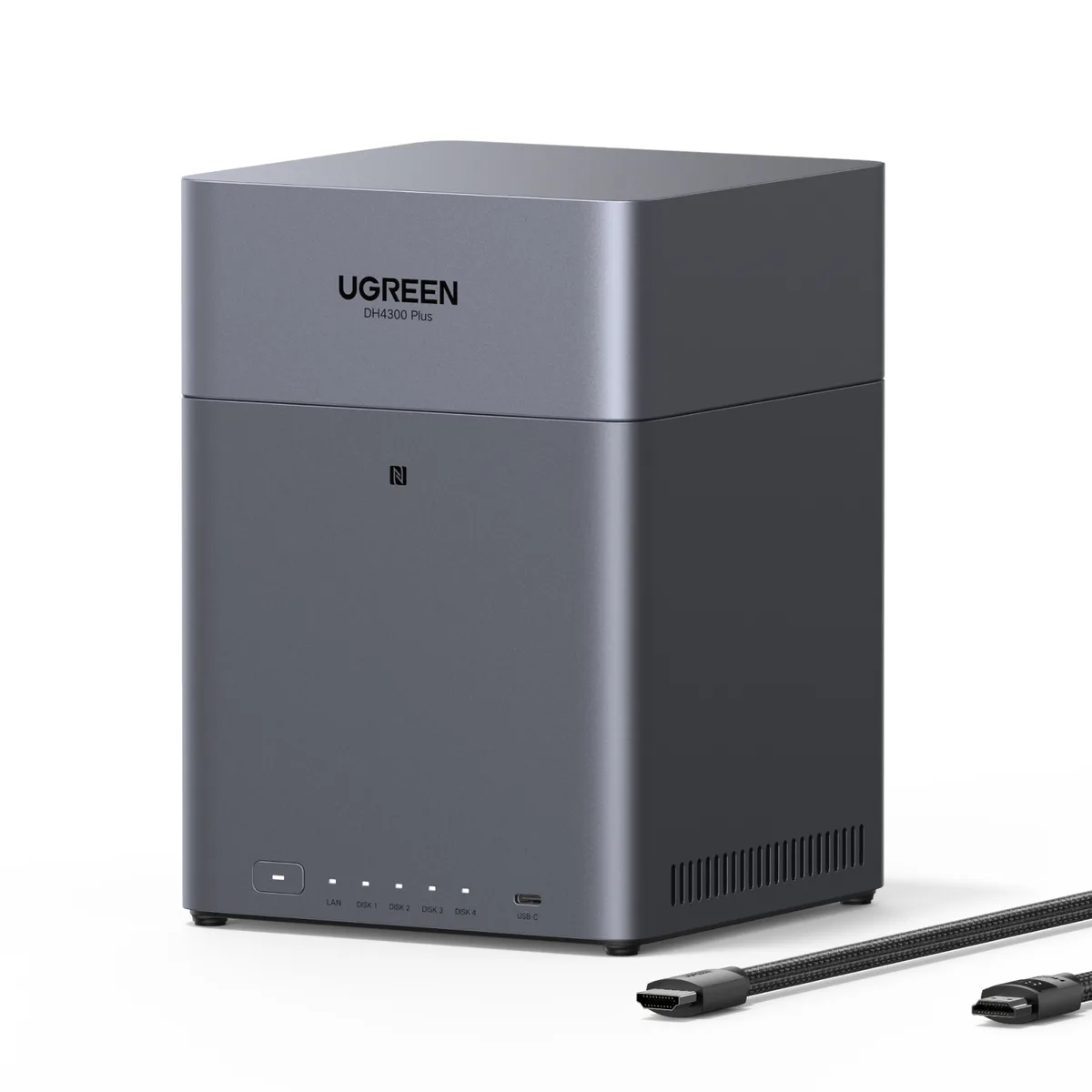 Ugreen Group Limited Ugreen Group Limited DH4300Plus 4-Bay NAS 8GB LPDDR4X 2.5GbE — product photo