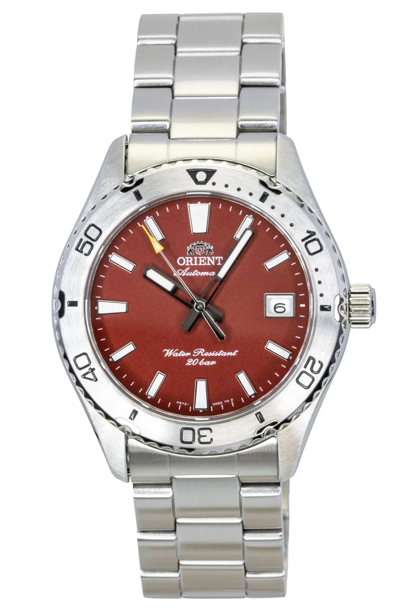 Orient Orient Mako RA-AC0Q09R 39.9 mm Red Dial Automatic Diver's Watch — product photo