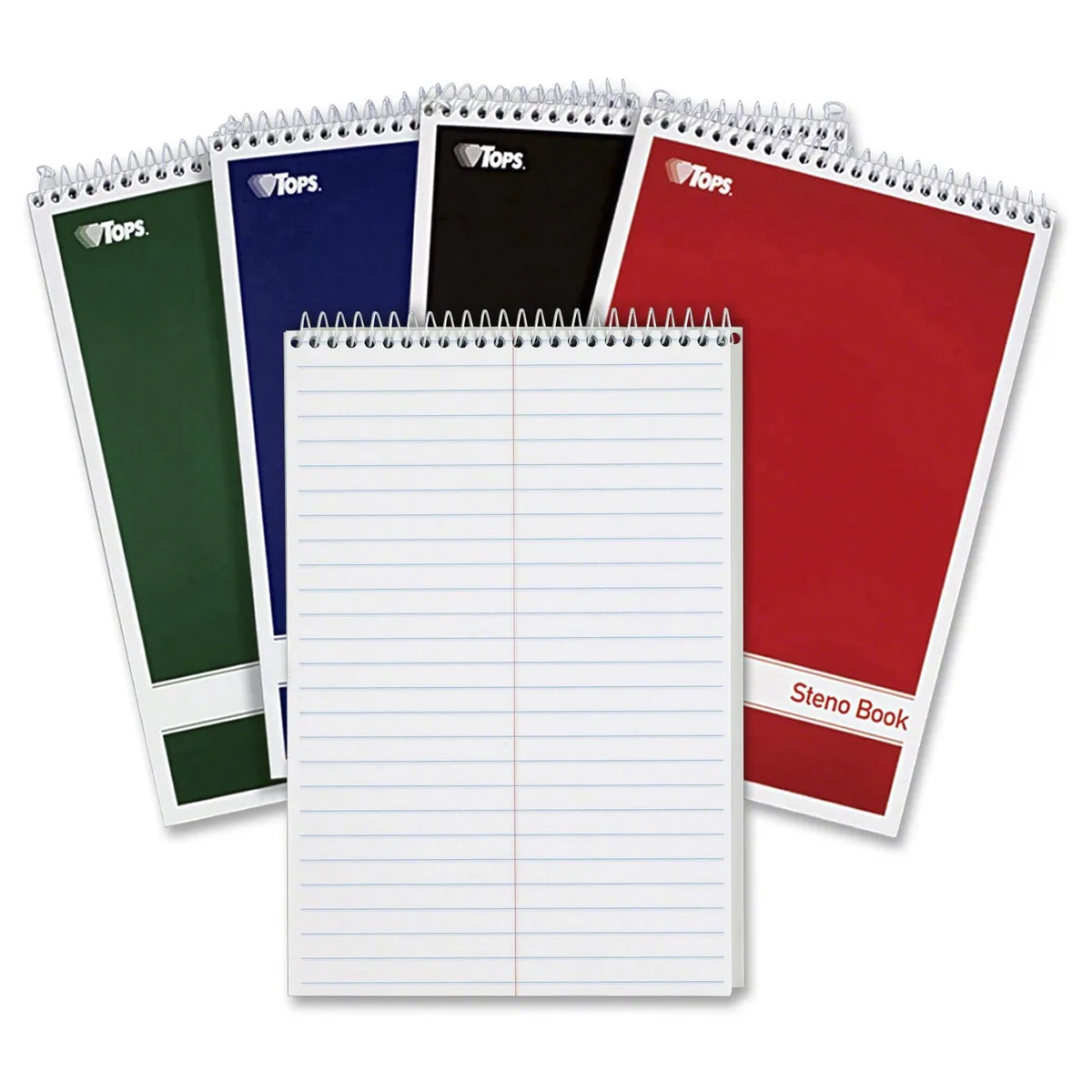 TOPS TOPS Gregg-ruled Steno Book 80 Pgs 4/PK White — product photo