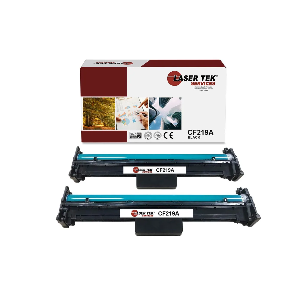 Laser Tek Services Laser Tek Services CF219A Black Drum Unit 2PK 12000 pages — product photo