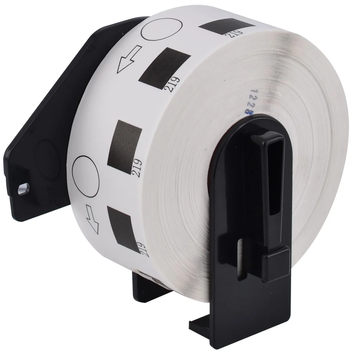 GREENCYCLE GREENCYCLE DK-1219 12mm Round Labels 20 Rolls 1200/Roll — product photo
