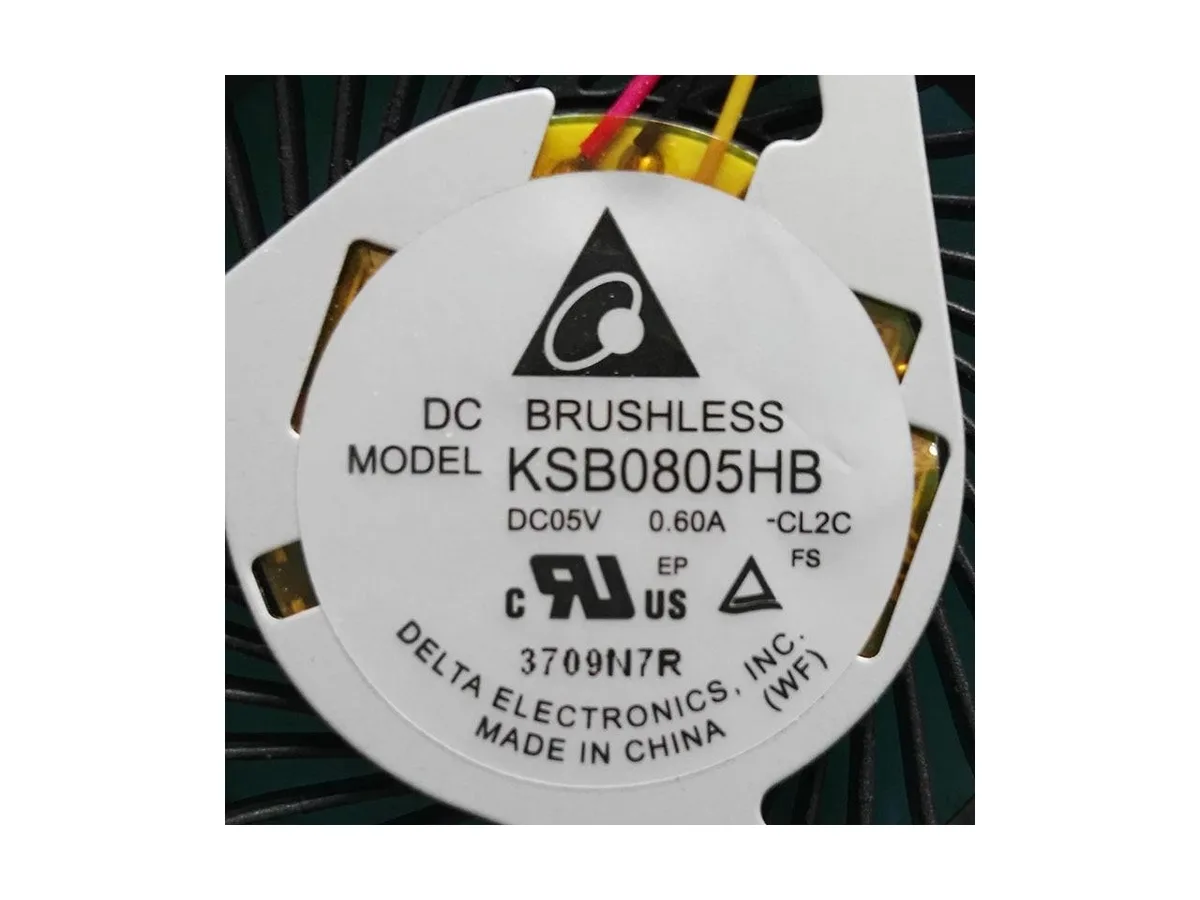 Fans Fans CPU cooler Delta KSB0805HB DC05V 0.60A CL2C H000047170 H000047200 H000047220 H00047230 — product photo