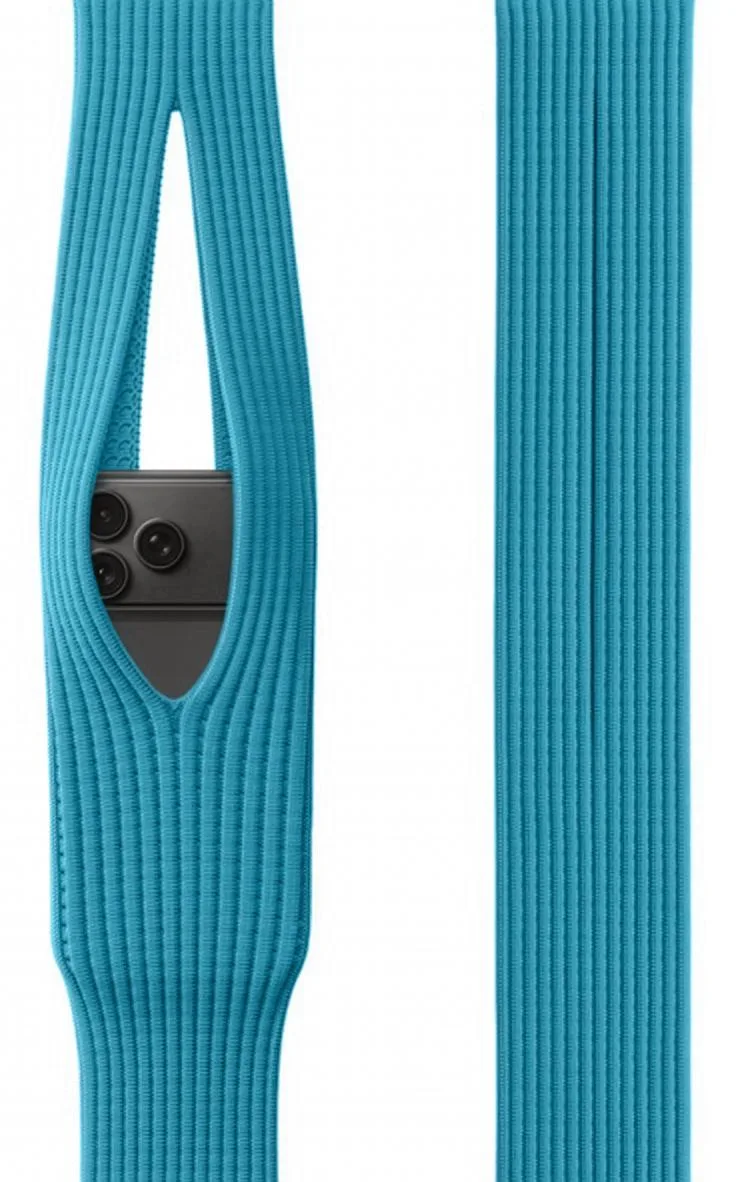 Nakedcellphone Nakedcellphone Fashion Sock-Pocket Carrying Case Turquoise — product photo
