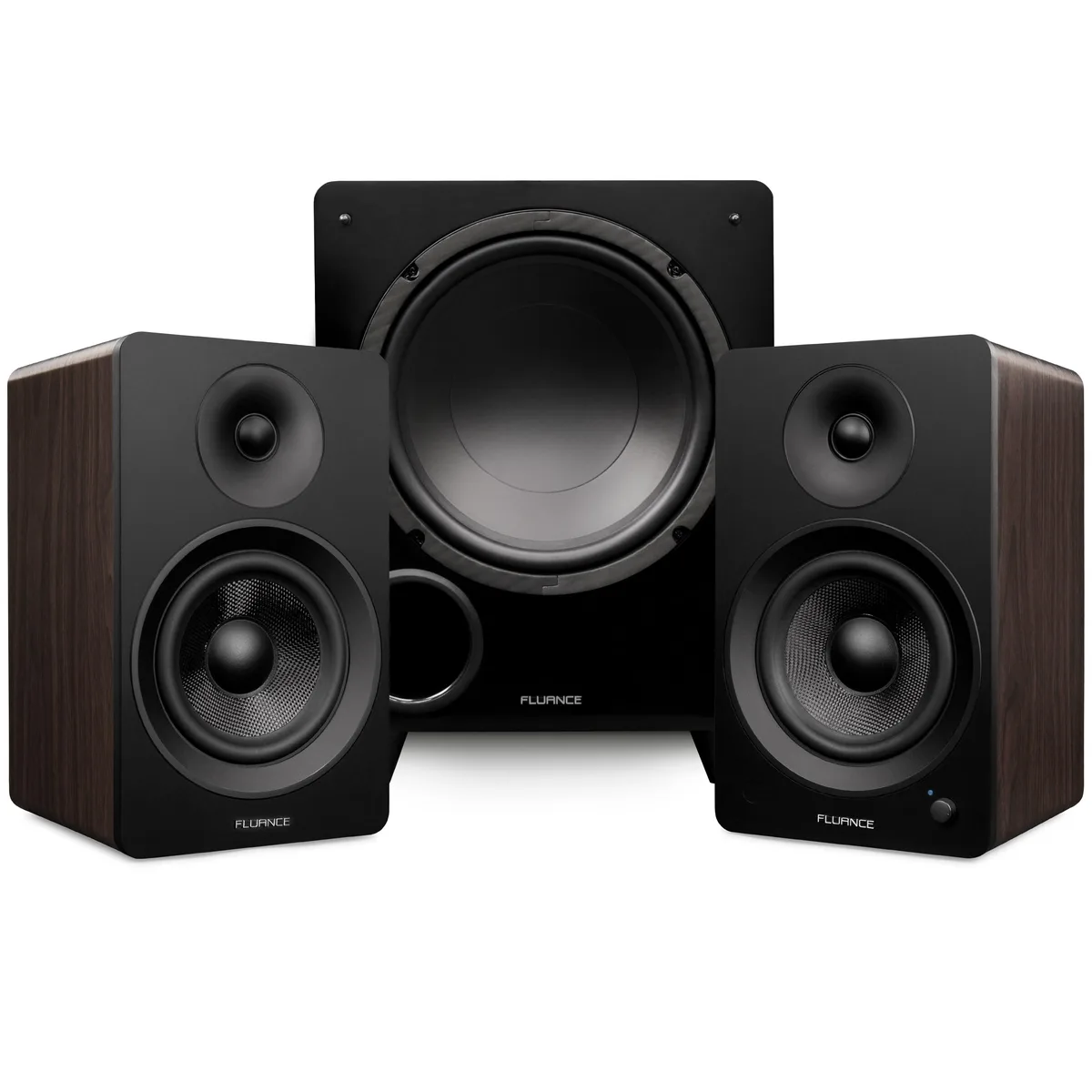 Fluance Fluance Ai61 6.5" Speakers + DB10 10" Subwoofer System (Natural Walnut) — product photo
