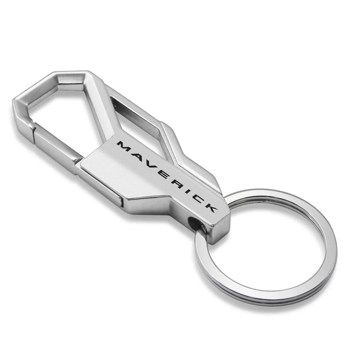 iPick Image, LLC iPick Image, LLC Ford Maverick Silver Snap Hook Metal Key Chain — Car Electronics Accessory — product photo