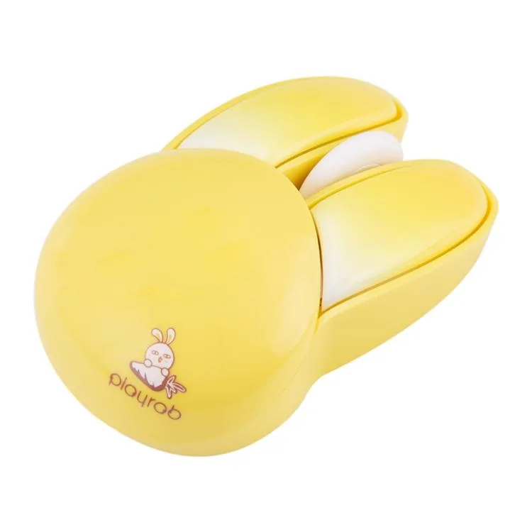 allentian allentian MOFii M6 Rabbit Shape 2.4G Wireless Mute Mouse Yellow — product photo