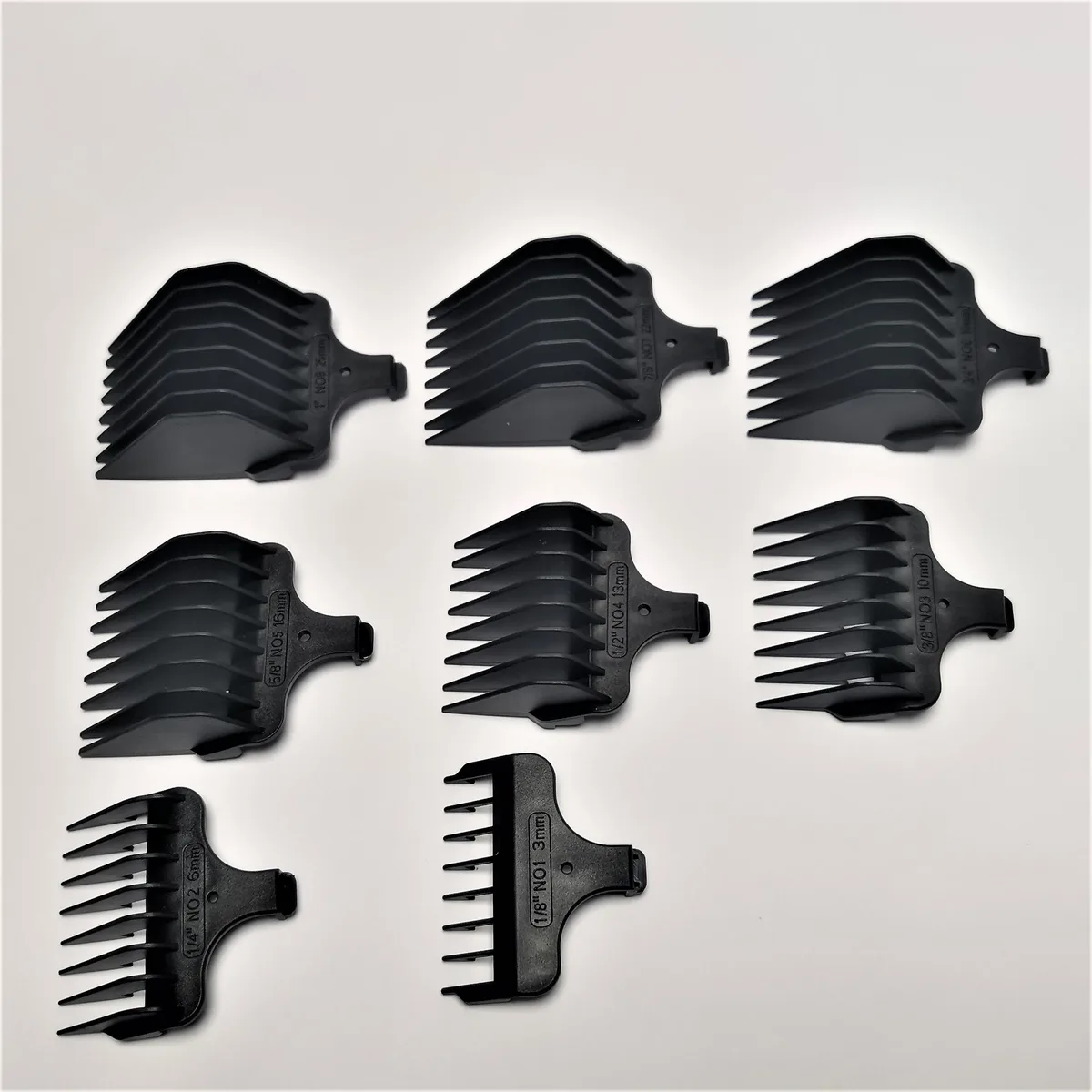 prewave prewave 8PCS Hair Clipper Comb Set #1-#8 3-25mm — product photo