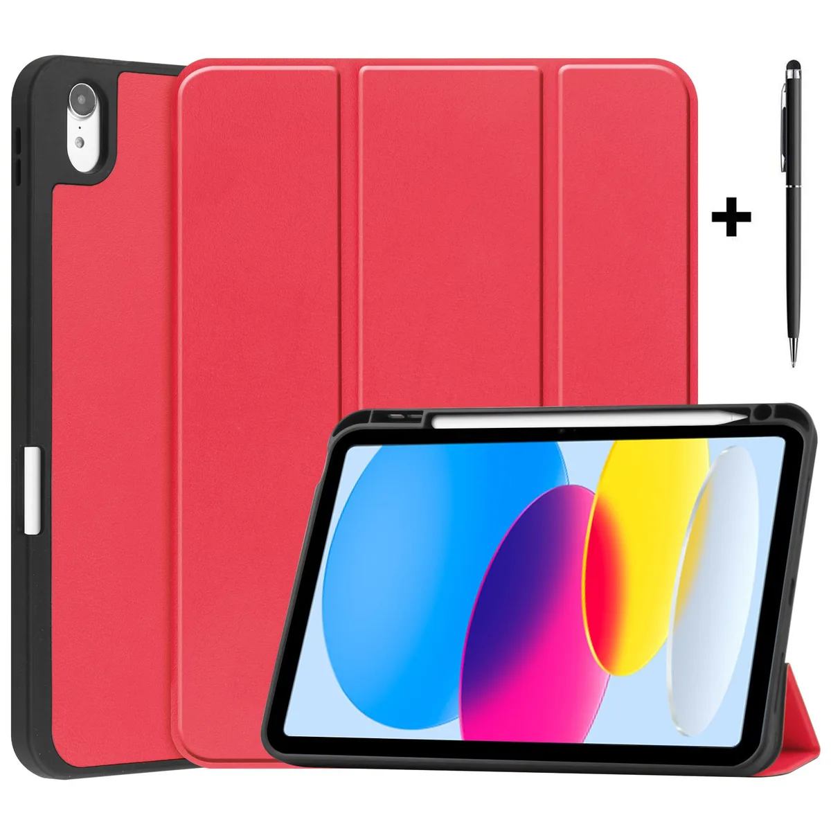 Werleo Werleo iPad 10th Gen 10.9 2022 Case Red — product photo