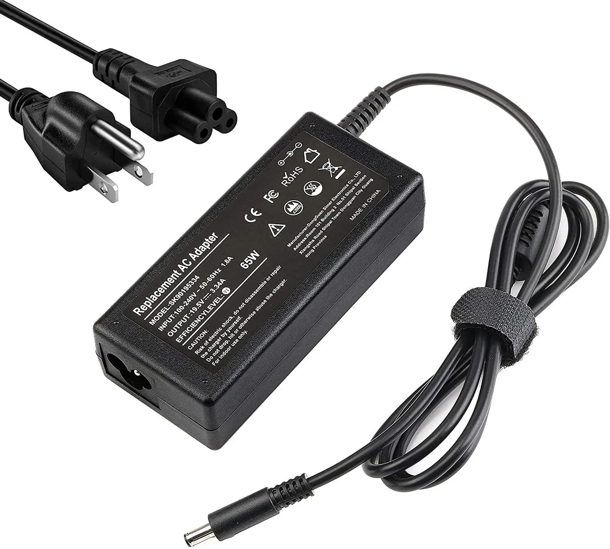myVolts myVolts 65W AC adapter 4.5*3.0mm 3-prong for Dell Latitude Vostro — product photo