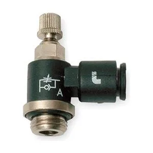 Legris Legris 7660 56 20 Flow Control Valve 1/4 in Push 10-32 UNF 145 psi — product photo