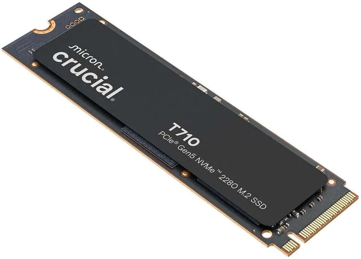 Micron Micron T710 4TB PCIe 5.0 NVMe internal SSD — product photo