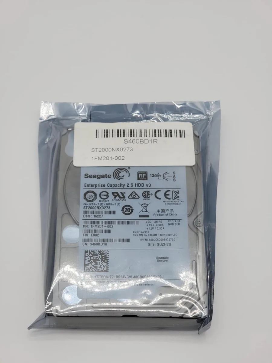 Seagate Seagate ST2000NX0273 2TB SAS 2.5" 7.2K 12Gb 128MB Dual Port Hot-Plug internal hard drive — product photo