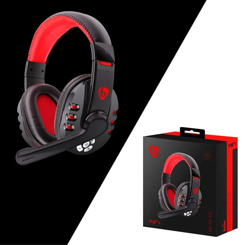 Chicong Technology Co., LTD Chicong Technology Co., LTD Wireless Gaming Headset Bluetooth 5.0 Black Red — product photo