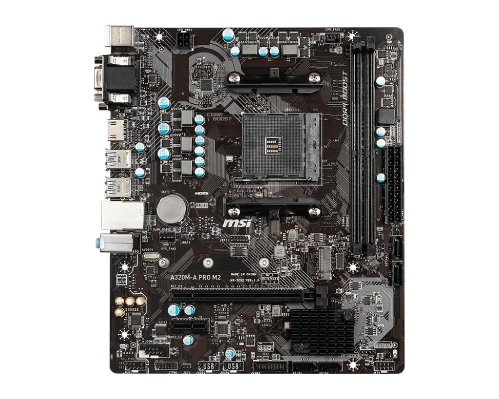 MSI MSI A320M-A PRO M2 AMD A320 motherboard — product photo