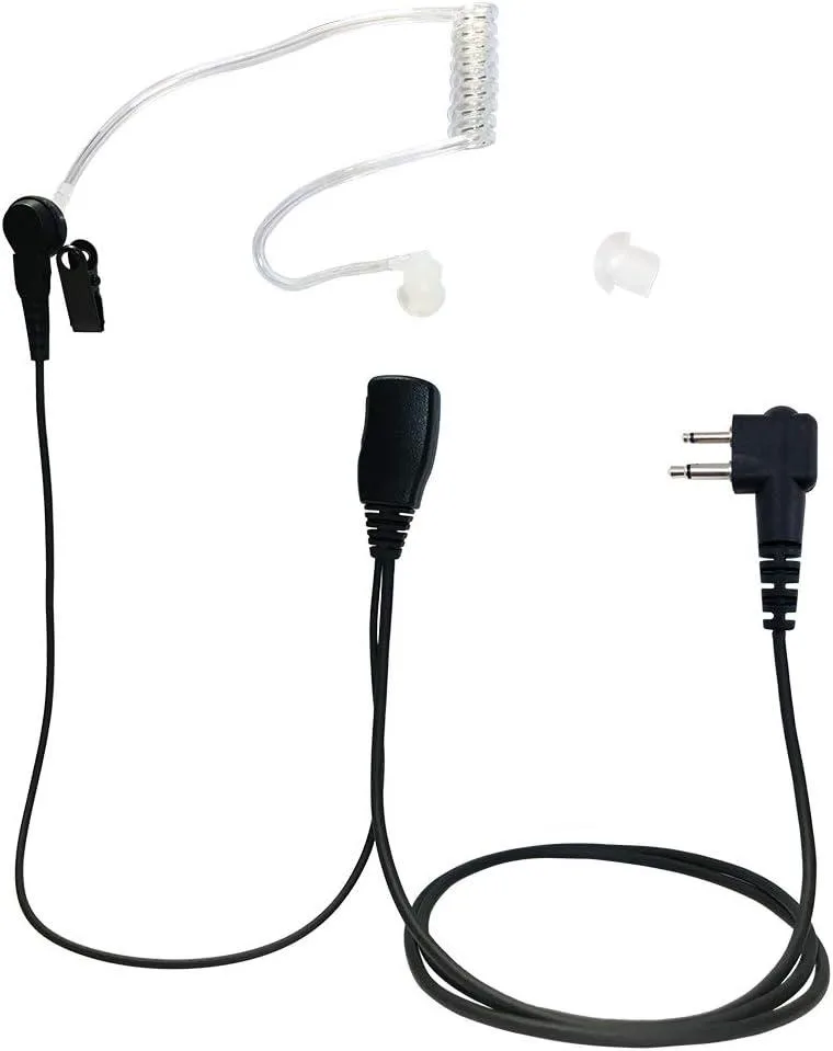 usbroway usbroway 1.5-Wire Acoustic Tube Earpiece for Motorola 2-Pin Radios — product photo
