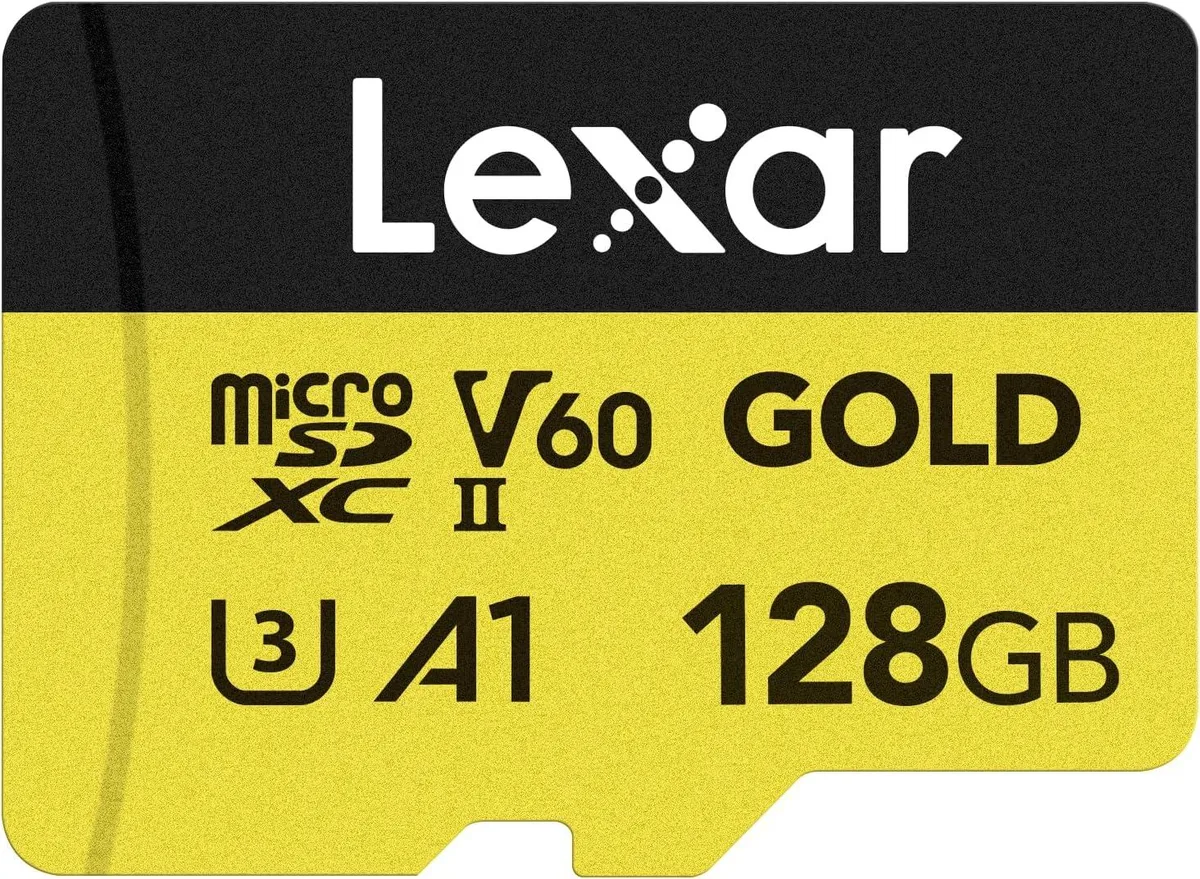 Lexar Lexar Professional GOLD microSDXC UHS-II 128GB memory card — product photo
