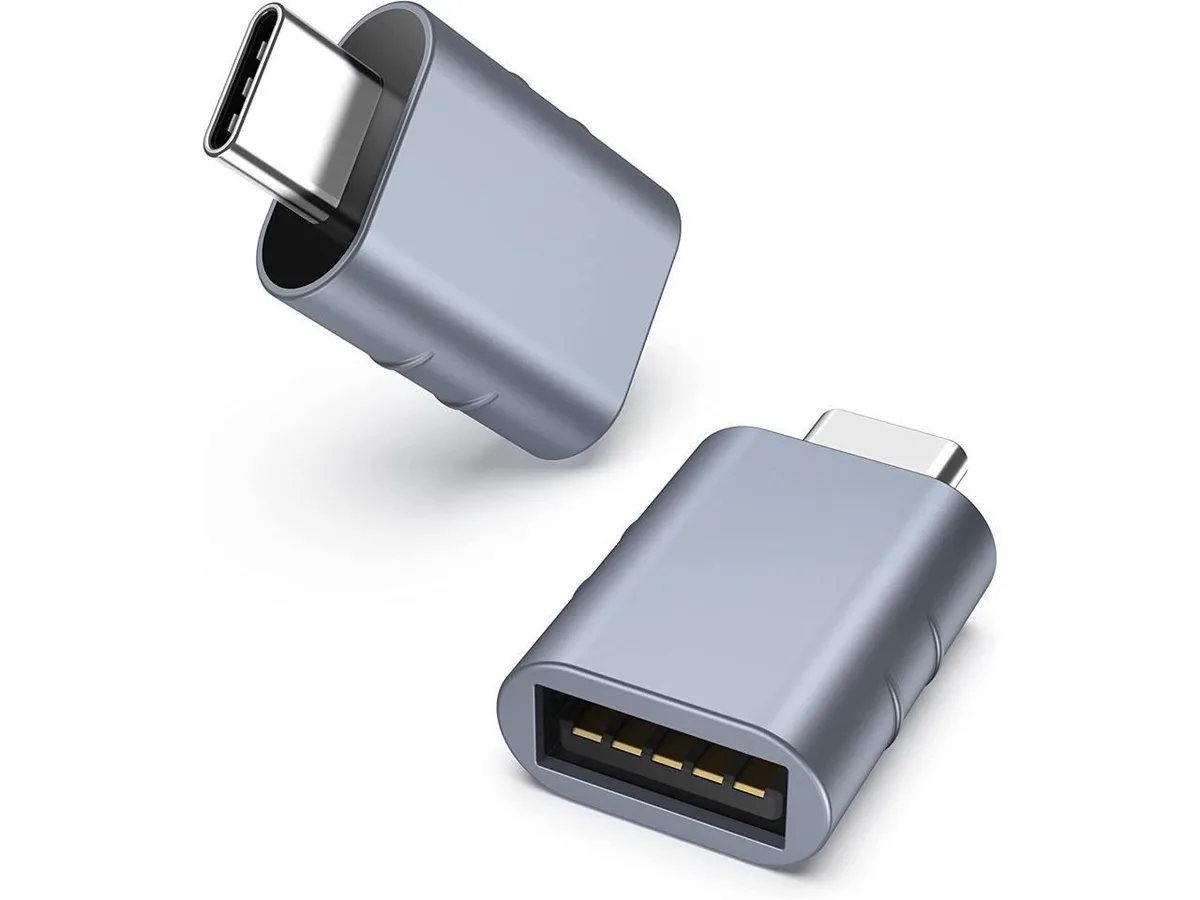 BUCIER BUCIER USB C to USB Adapter Pack of 2 Space Blue — product photo