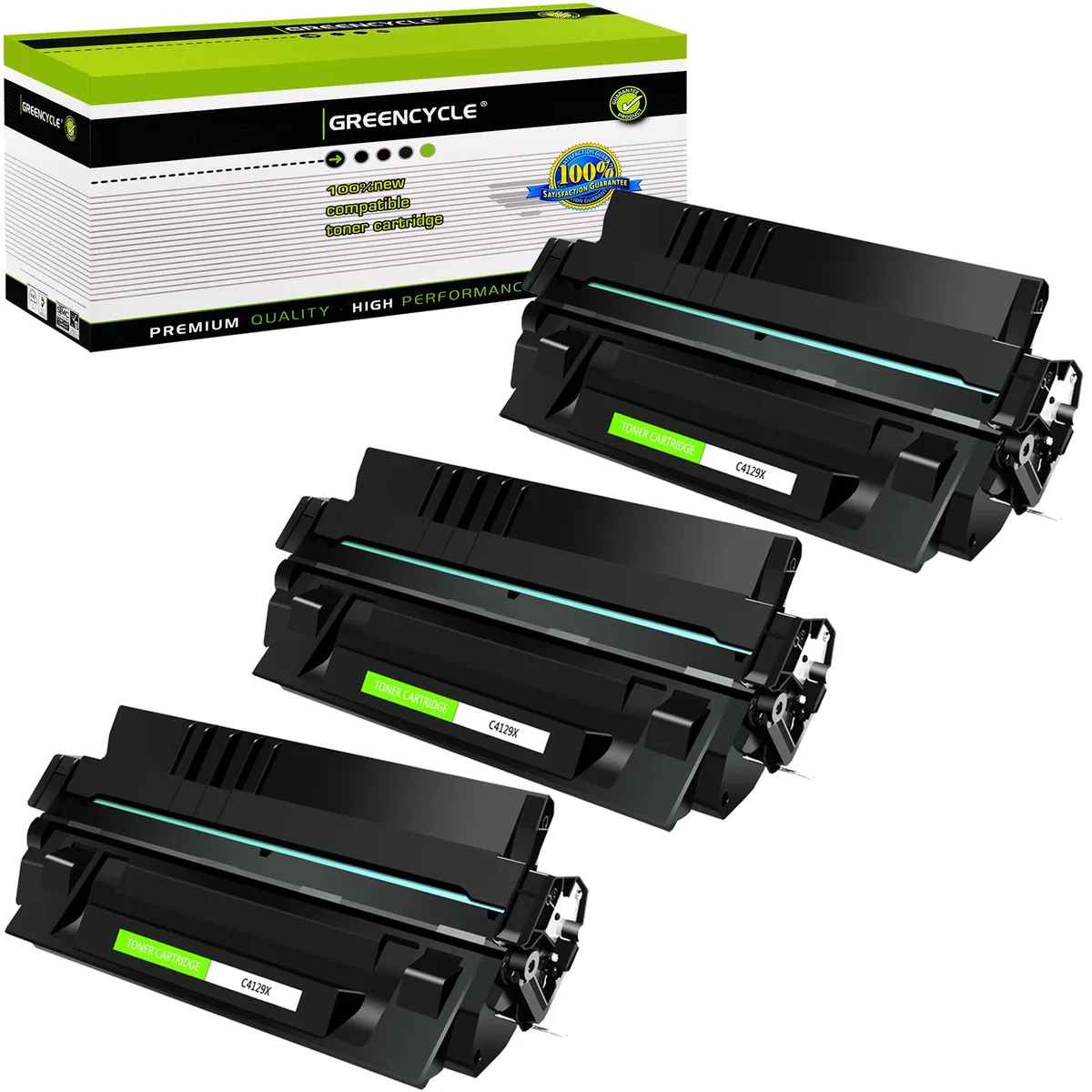 GREENCYCLE GREENCYCLE C4129X toner cartridge 3-pack 10000 pages black — product photo