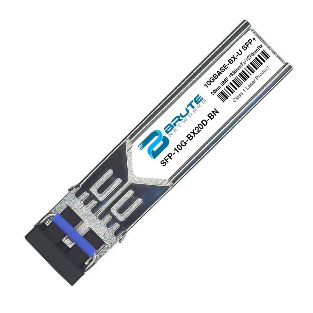 Brute Networks Brute Networks SFP-10G-BX20D 10GBASE-BX-U 20km 1330nmTx/1270nmRx SFP+ transceiver — product photo