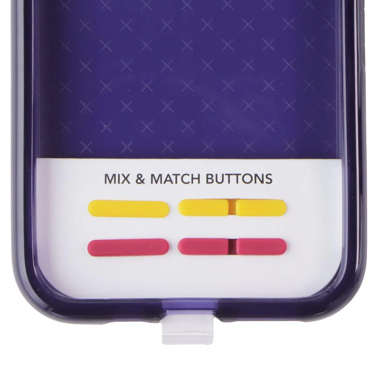 Tech21 EvoCheck case for iPhone 11 Pro in indigo blue, slim fitted design with textured back and colour-match buttons