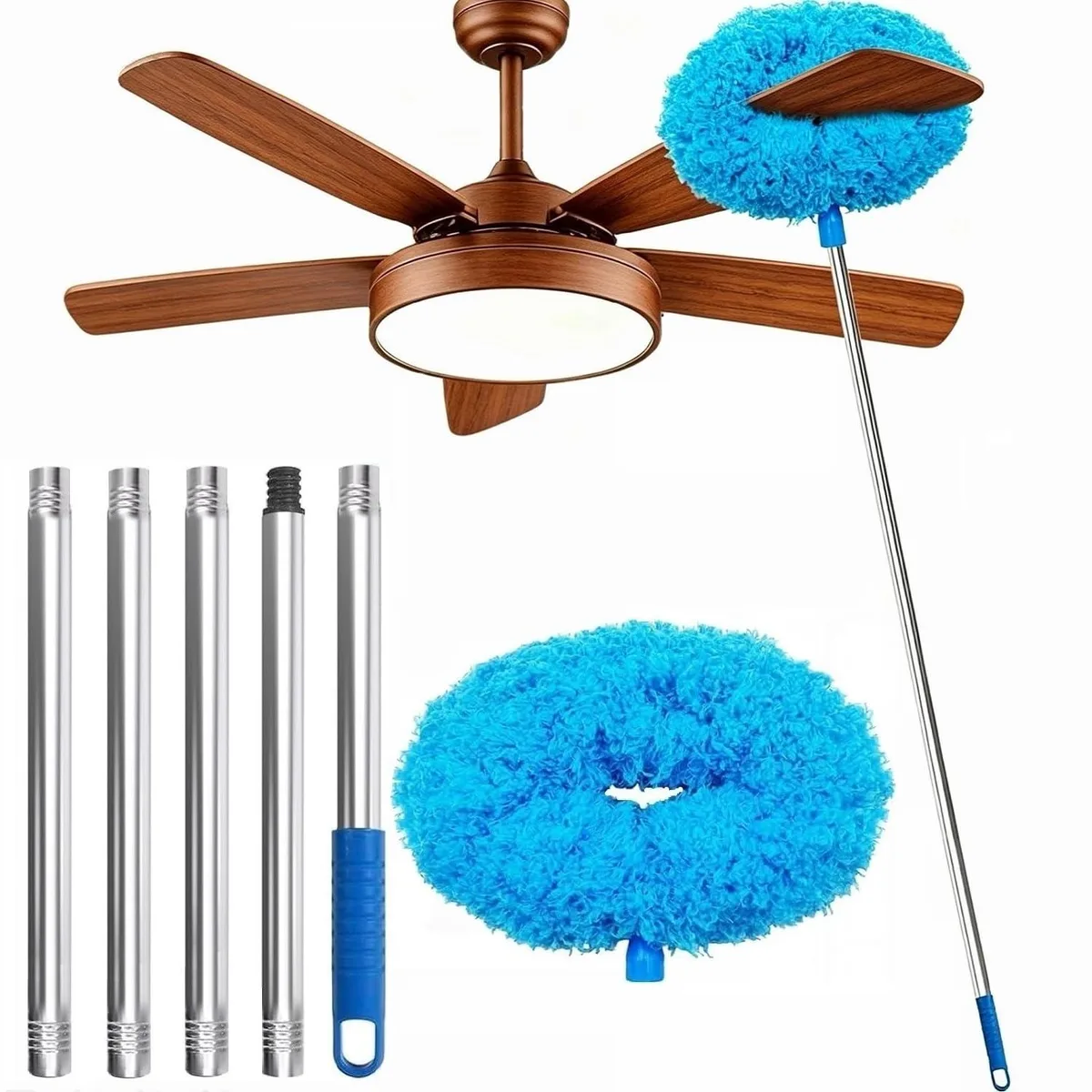  Metra Fan Cleaner Duster 64.15" Adjustable Washable Microfiber — product photo