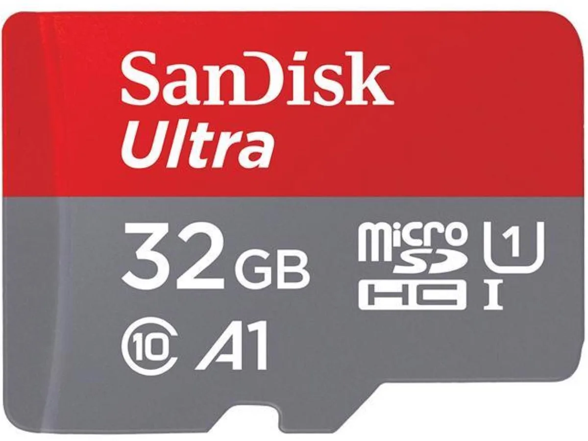SanDisk SanDisk Ultra 32GB microSDHC UHS-I U1 Class 10 A1 120MB/s memory card — product photo