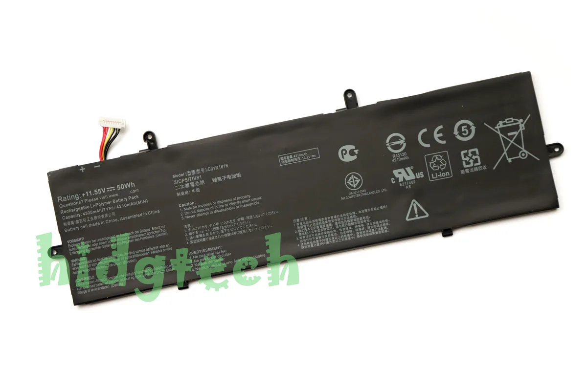 Beisite Beisite C31N1816 50Wh 11.55V laptop battery for Asus ZenBook Flip 13 UX362 Q326FA — product photo