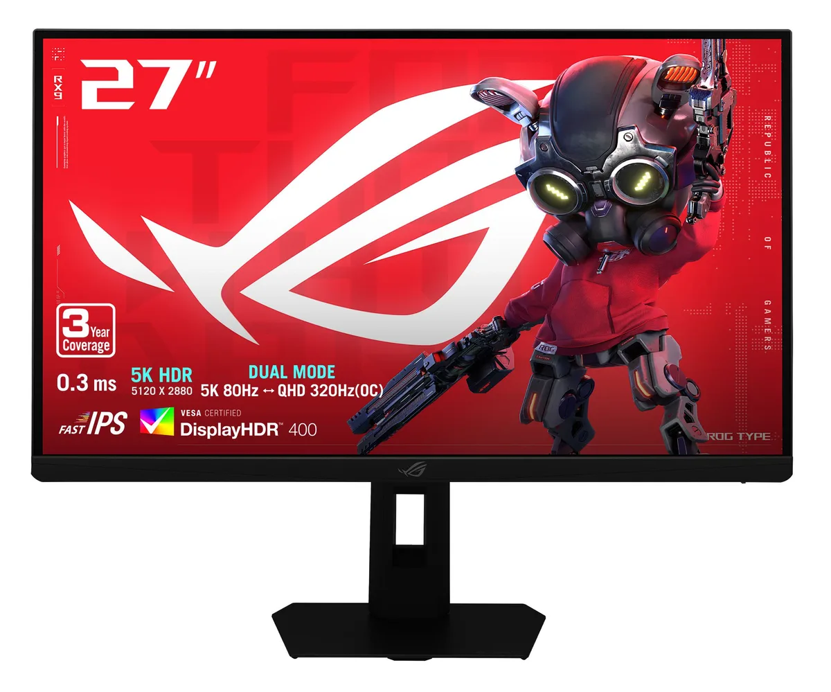 ASUS ASUS ROG Strix XG27JCEG 27" 5K 80Hz Fast IPS gaming monitor — product photo