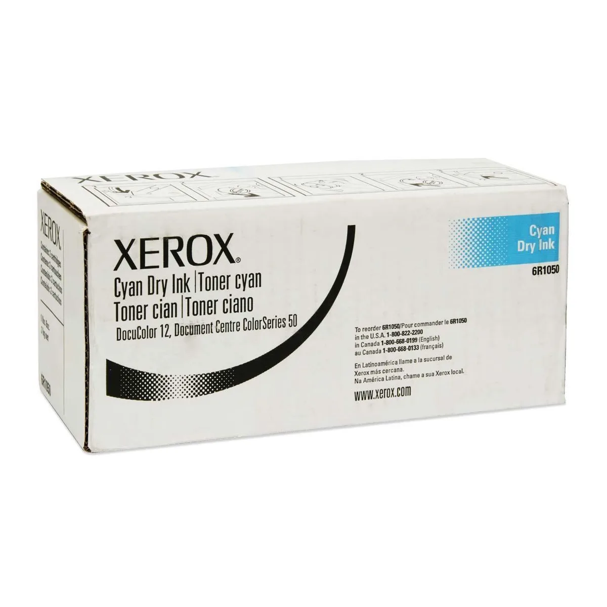 XEROX Xerox Cyan Toner 2 Pack 22000 Pages DocuColor 12 50 — product photo