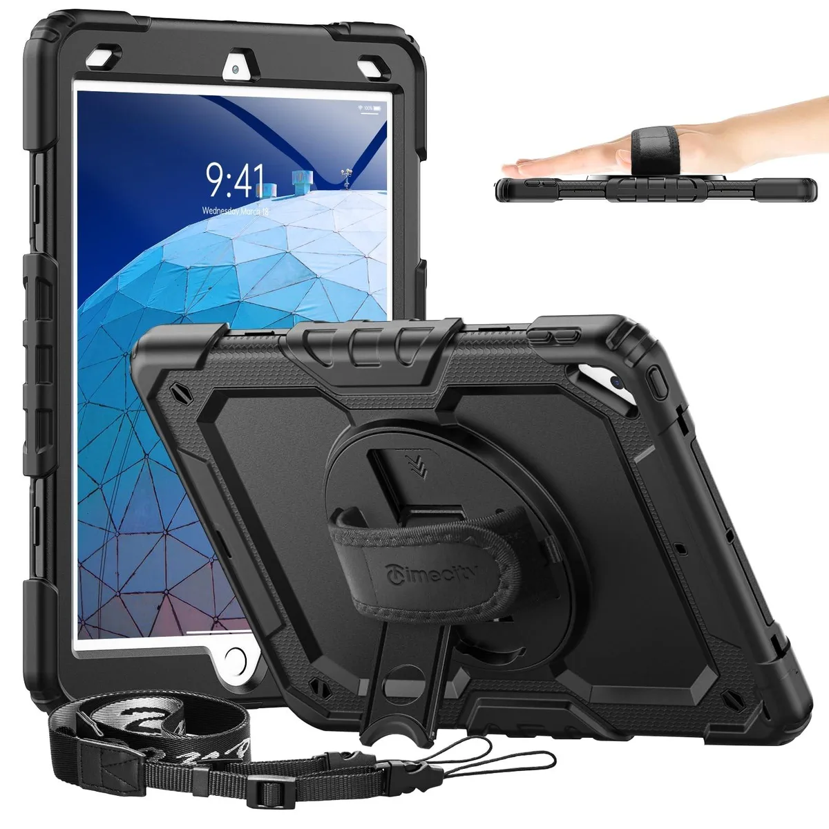 TIMECITY TIMECITY iPad Air 3 / Pro 10.5 2 in 1 accessory Black — product photo