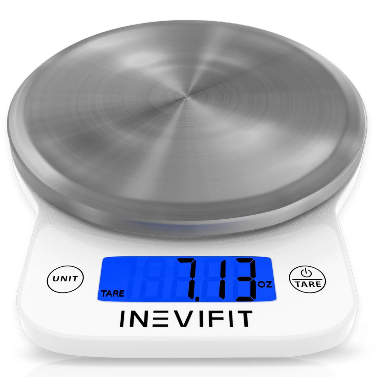 INEVIFIT LLC INEVIFIT LLC Digital Kitchen Scale White 13 lbs 0.04 oz — product photo