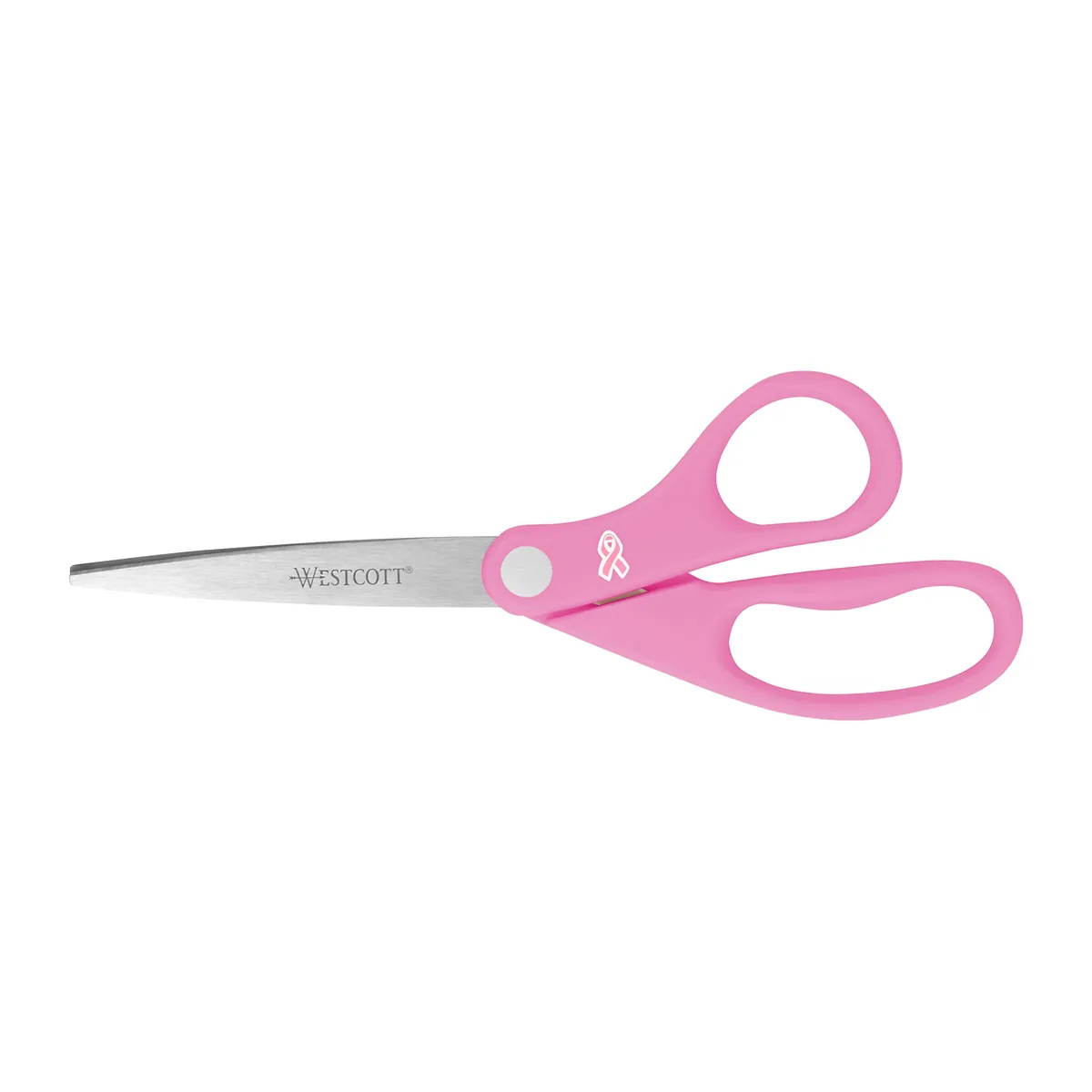  Westcott 15387 8-Inch Pink Ribbon Stainless Steel Scissors — product photo