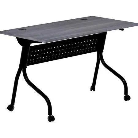 Lorell Lorell 59489 Charcoal Flip Top Training Table office furniture — صورة المنتج
