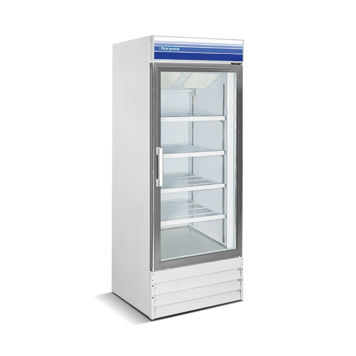 Magic Chef Magic Chef 27 in. 13 cu. ft. Glass Door Upright Freezer White — product photo