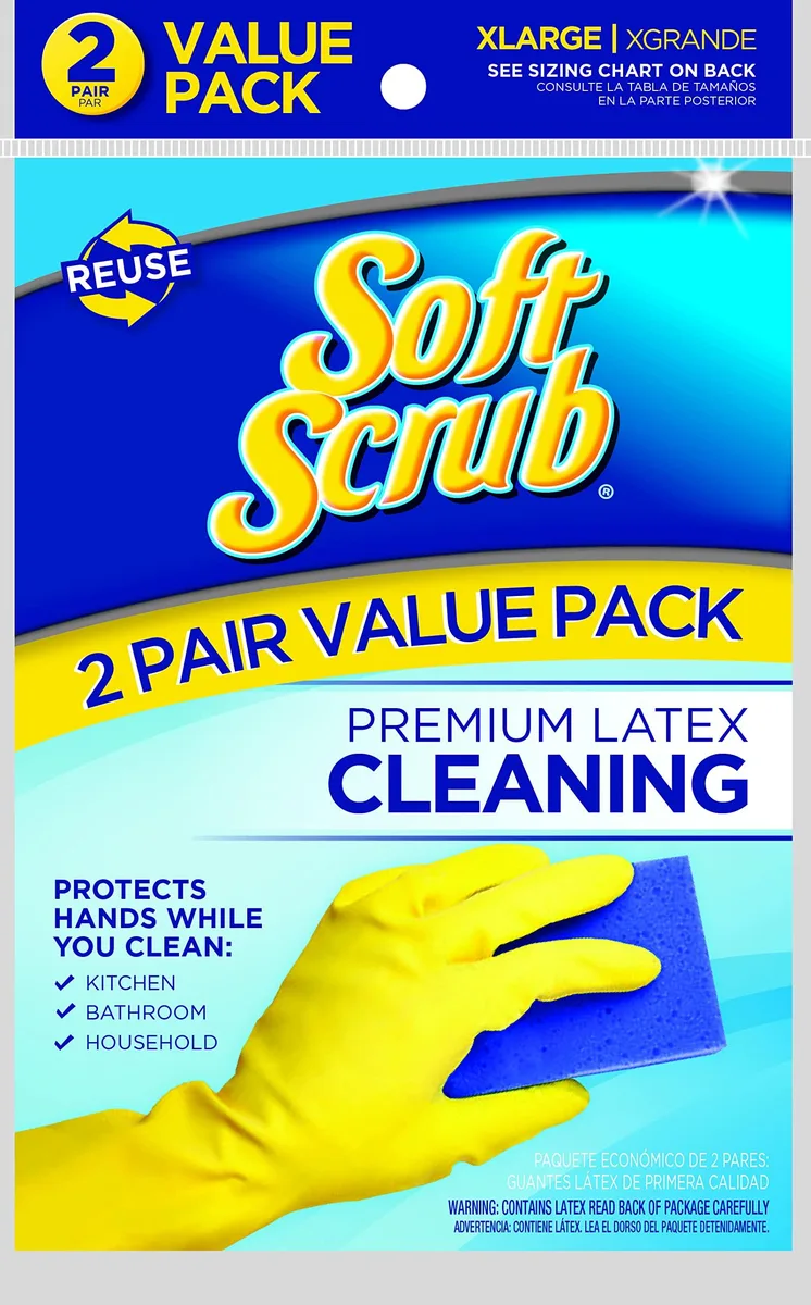  Soft Scrub 12324-26 X-Large Reusable Latex Glove — product photo