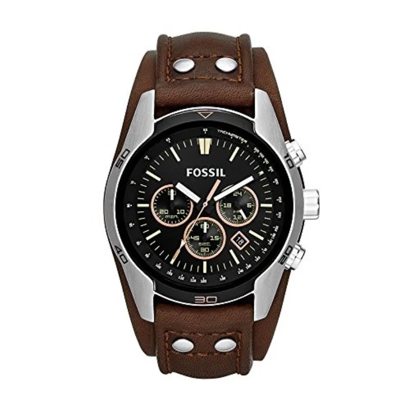 Fossil Fossil CH2891 Coachman Chronograph Brown Leather Watch — product photo