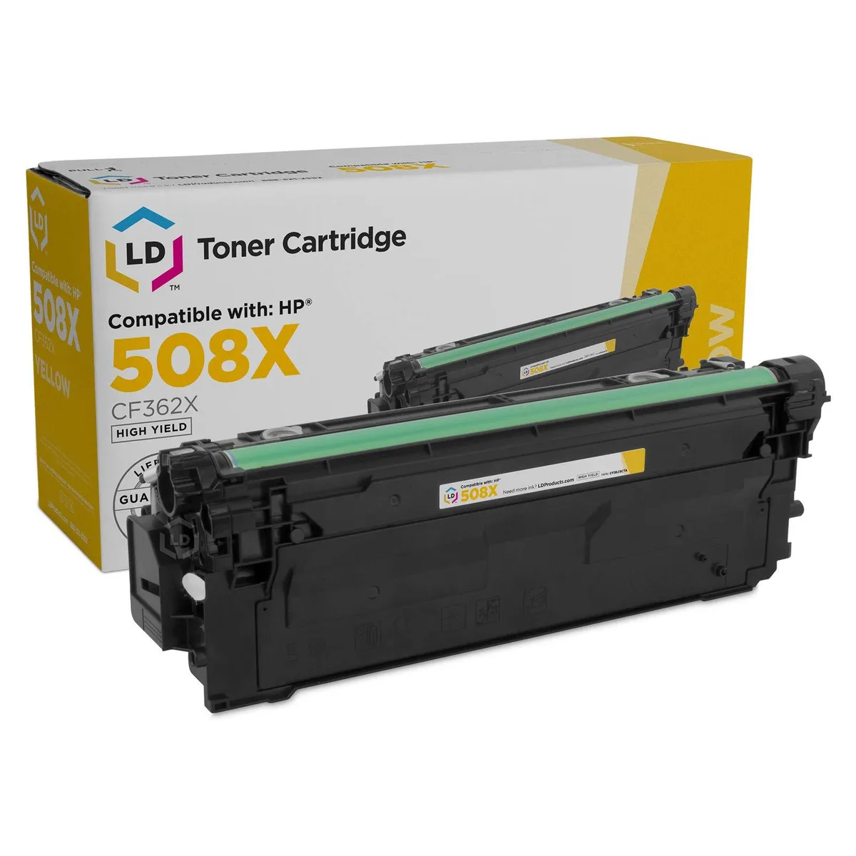 LD Products LD Products Compatible Toner Cartridge for HP 508X CF362X High Yield Yellow — product photo