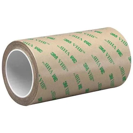 Clear acrylic adhesive transfer tape roll, 10 mil thick