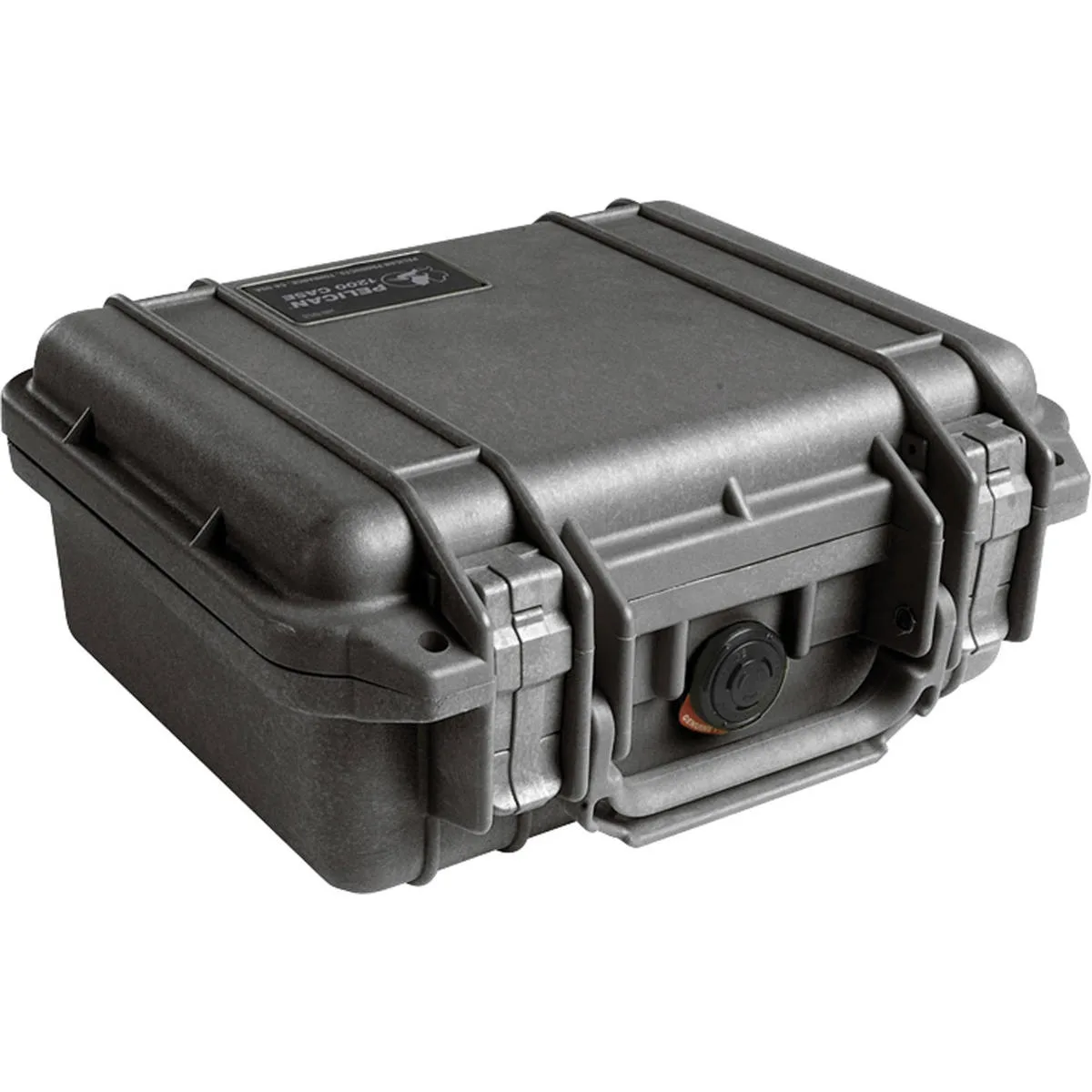 Pelican Products, Inc. Pelican 1200 Watertight Mini-S Hard Case with Foam Insert - Black camera accessory — product photo