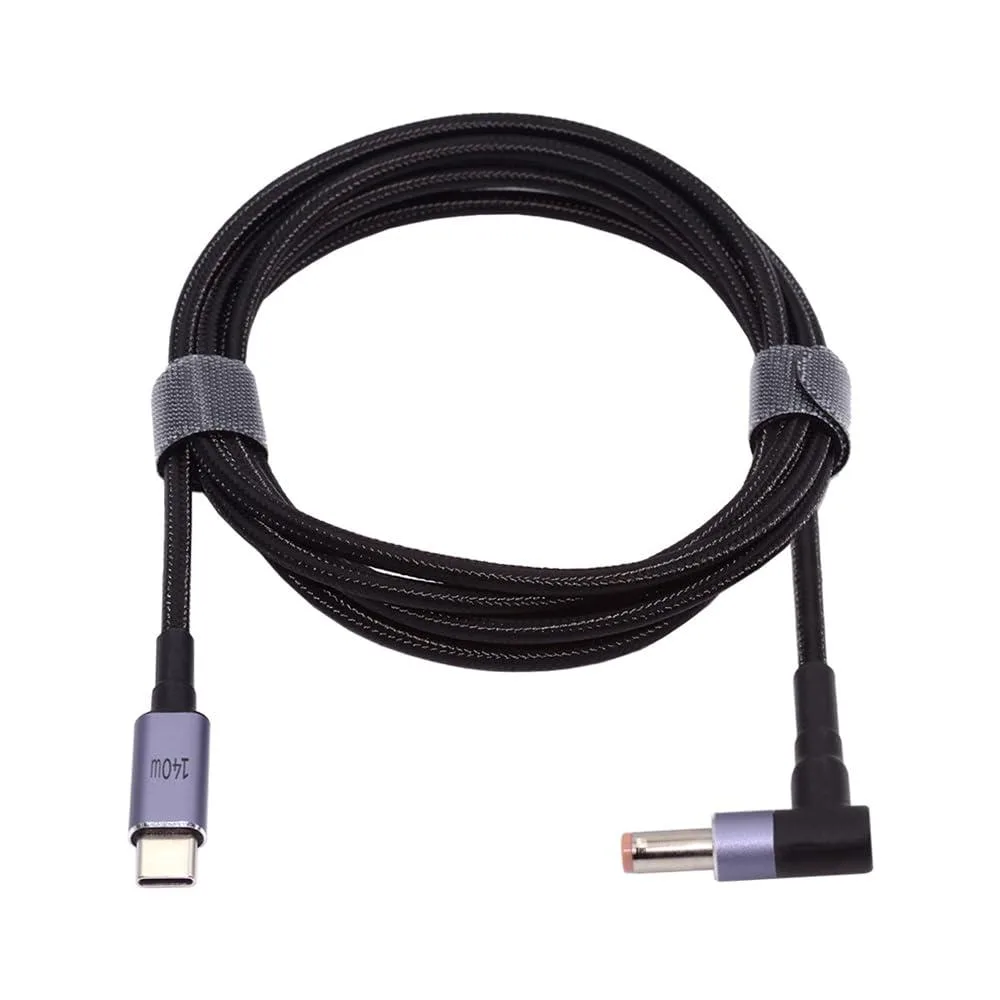 Fervit Fervit USB-C to DC 5.5×2.5 mm 20 V 140 W angled cable — product photo