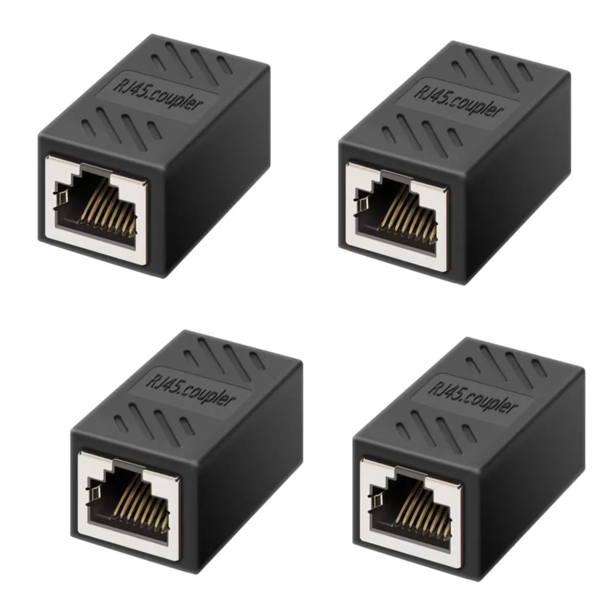 Vszerda Vszerda RJ45 Coupler Cat7 Cat6 Cat5e Cat5 Female to Female 4 Pcs — product photo