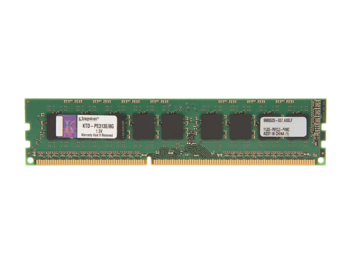 Kingston Technology Corp. Kingston Technology Corp. KTD-PE313E/8G 8GB DDR3 1333 ECC DIMM memory upgrade — product photo