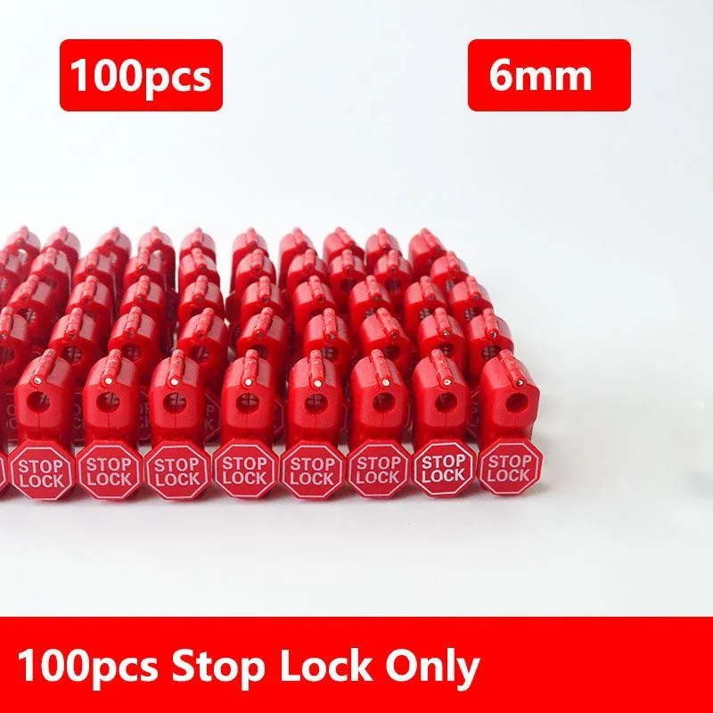 Bluesky Marketplace Bluesky Marketplace Red 6mm Stop Lock Security Hook 100pcs — product photo